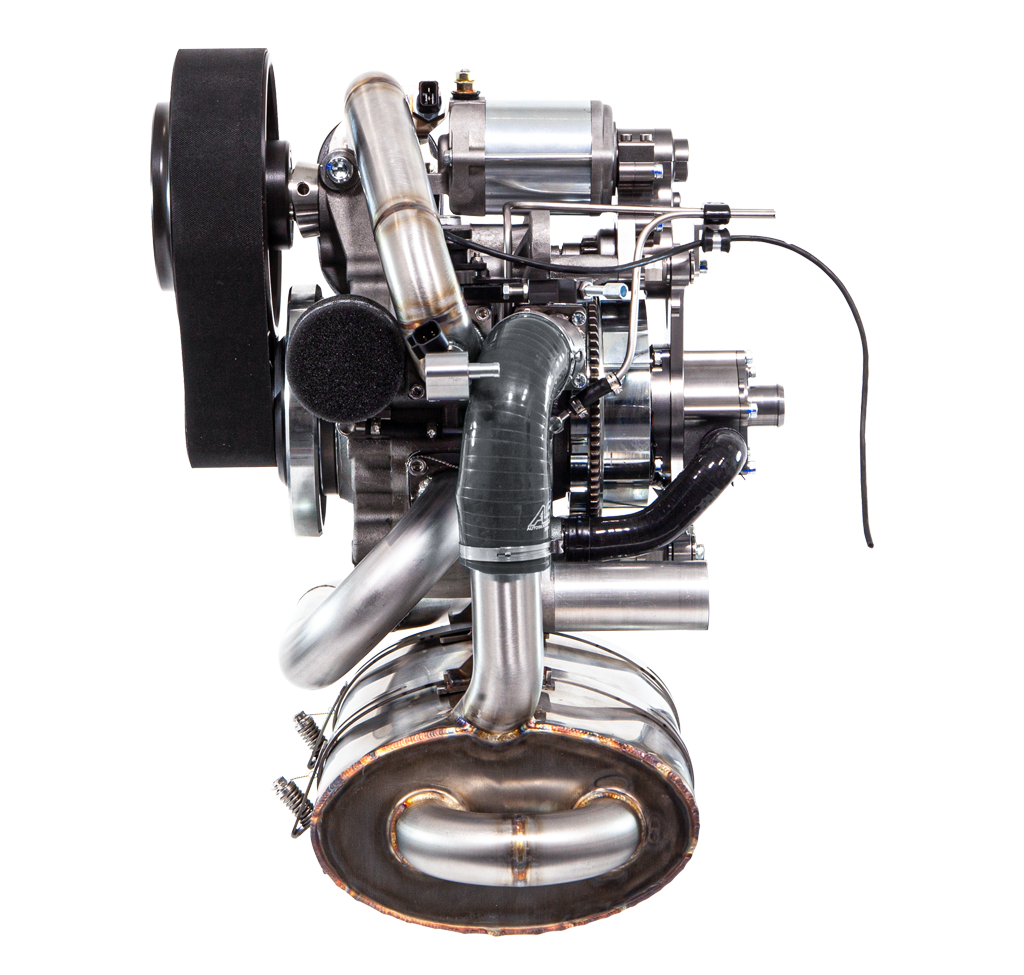 Rotron RT300-XE Wankel Rotary Engine - Left Side