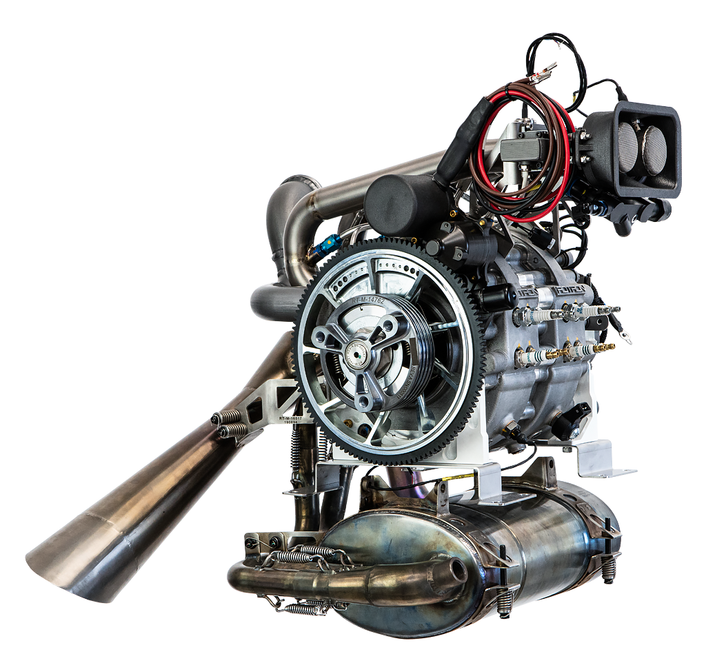 Rotron RT600-HC Wankel Rotary Engine for Helicopters - Left Side